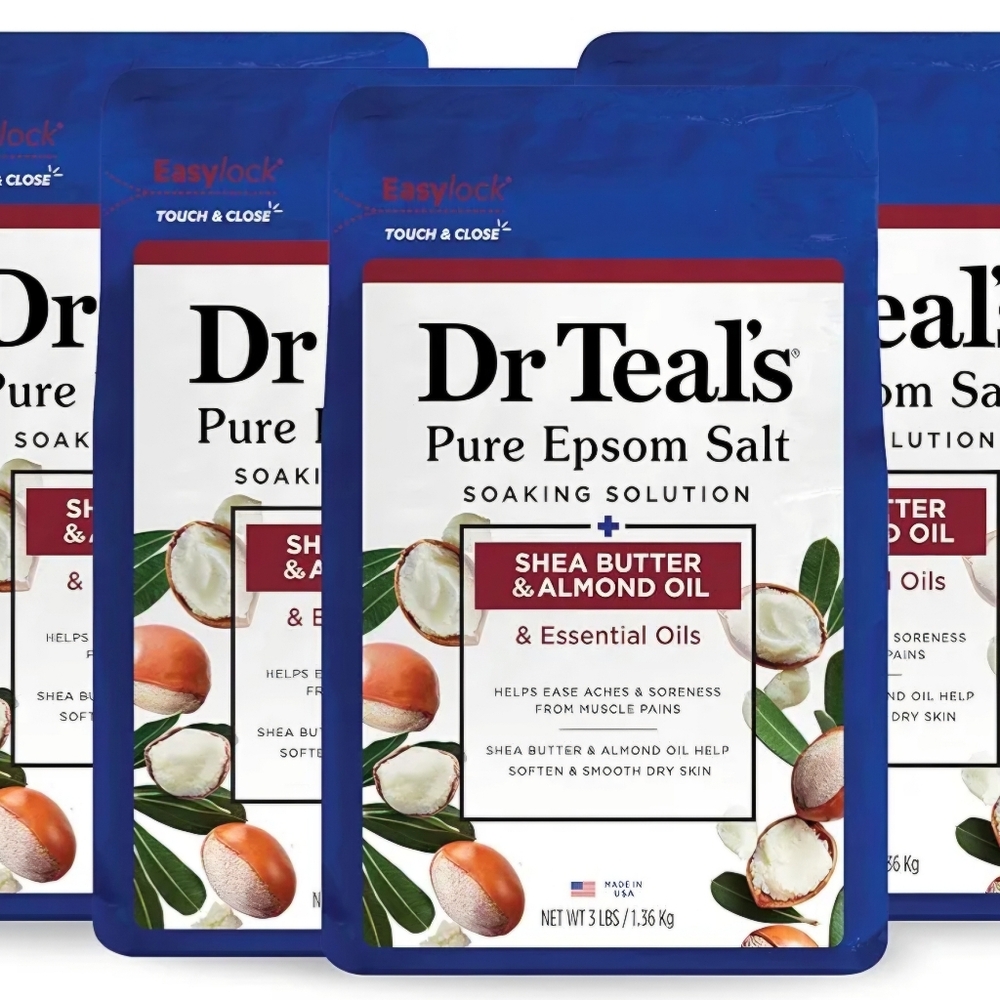 Pure Epsom Salt Shea Butter & Almond Oil - Blue